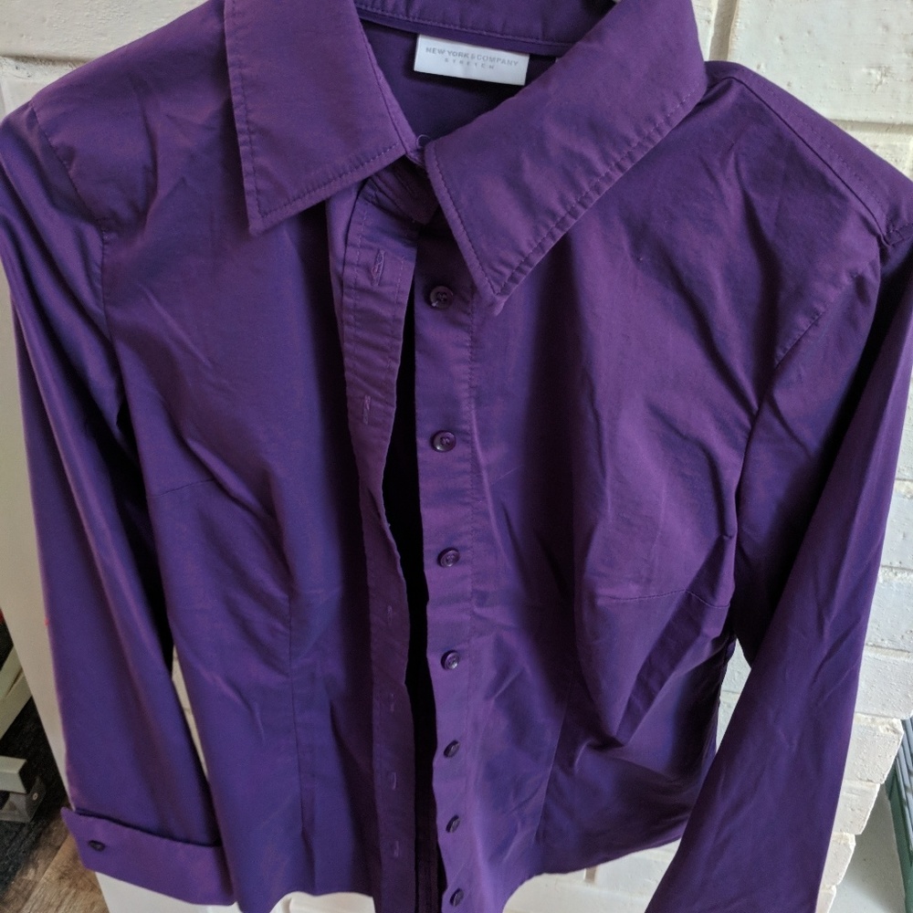New York & Company button up shirt